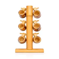 Suporte com 6 Canequinhas para Cachaça - imagem 1