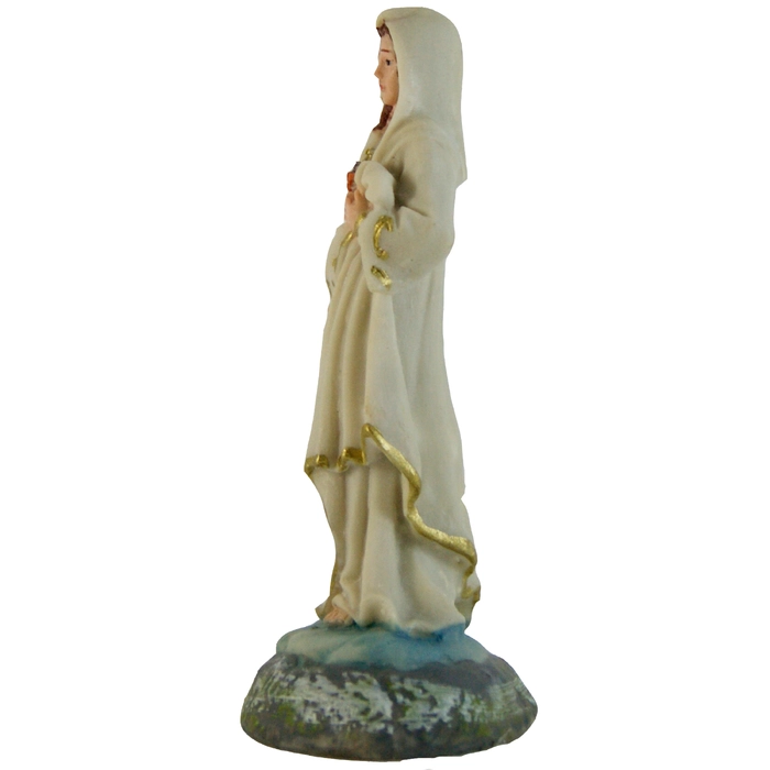 Imagem do Sagrado Coração de Maria de Resina - 15 cm | Comprar na Lojinha Uai