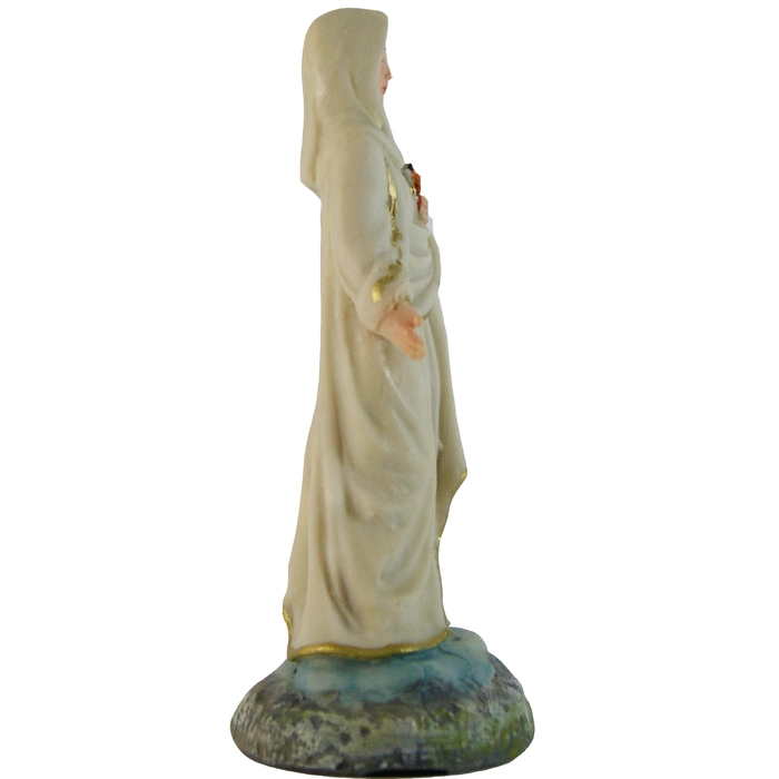 Imagem do Sagrado Coração de Maria de Resina - 15 cm | Comprar na Lojinha Uai