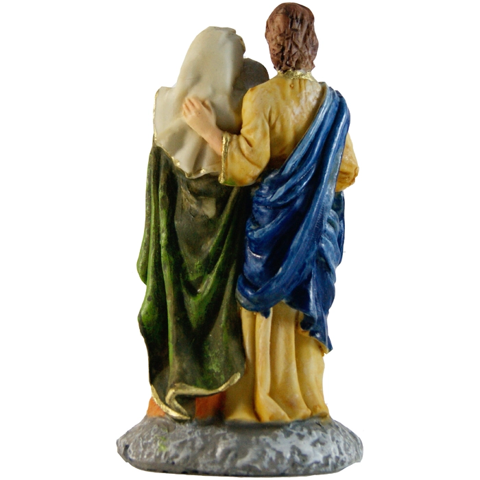 Imagem da Sagrada Família em Resina - 15 cm | Comprar na Lojinha Uai