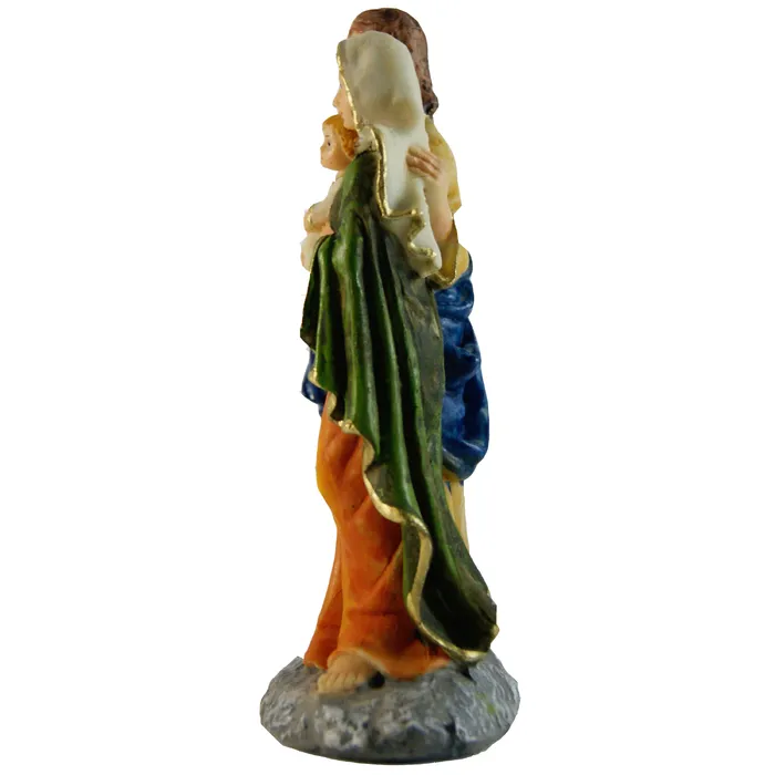 Imagem da Sagrada Família em Resina - 15 cm | Comprar na Lojinha Uai
