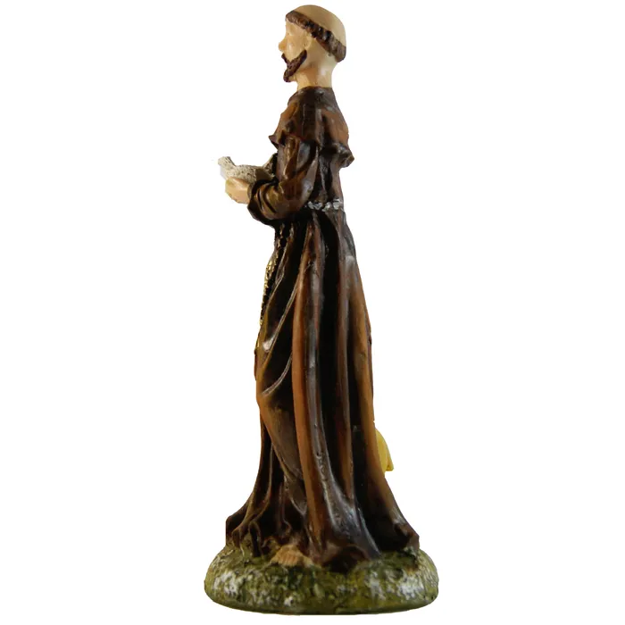 Imagem de São Francisco de Assis em Resina - 15 cm | Comprar na Lojinha Uai