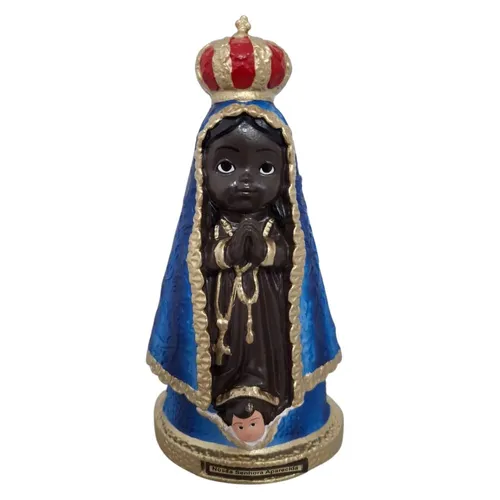 Imagem de Nossa Senhora Aparecida Infantil de Borracha Inquebrável - 16 cm