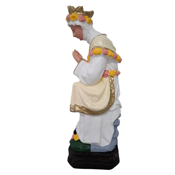 Imagem de Nossa Senhora de La Salete sentada de Borracha | Comprar na Lojinha Uai