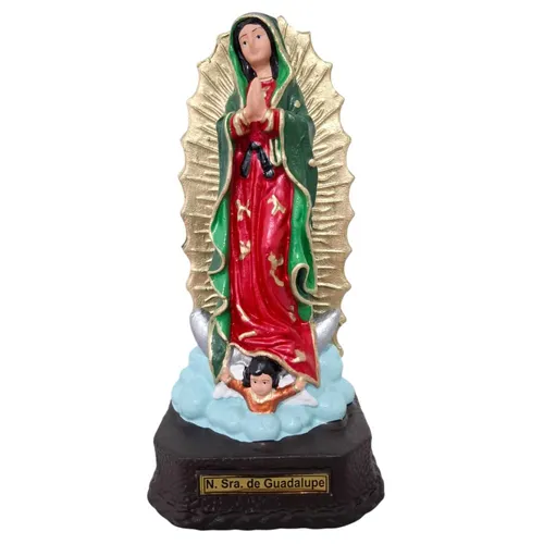 Imagem de Nossa Senhora de Guadalupe de Borracha Inquebrável - 22 cm