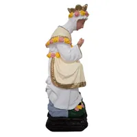 Imagem de Nossa Senhora de La Salete sentada de Borracha | Comprar na Lojinha Uai - imagem 3