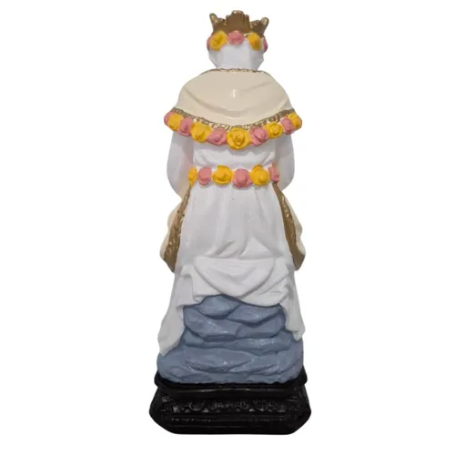 Imagem de Nossa Senhora de La Salete sentada em Borracha Inquebrável - 21 cm