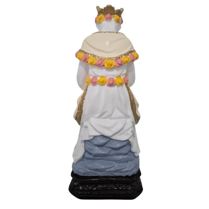 Imagem de Nossa Senhora de La Salete sentada de Borracha | Comprar na Lojinha Uai