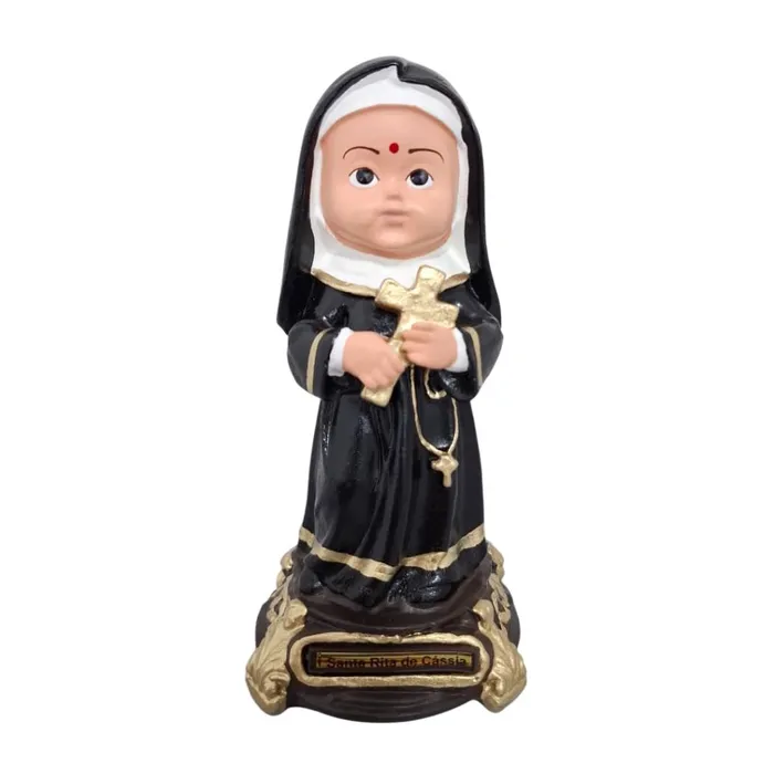 Imagem de Santa Rita Infantil de Borracha Inquebrável | Comprar na Lojinha Uai