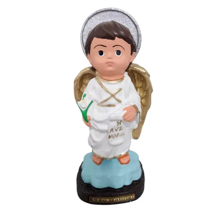 Imagem de São Gabriel Arcanjo Infantil de Borracha Inquebrável | Comprar na Lojinha Uai