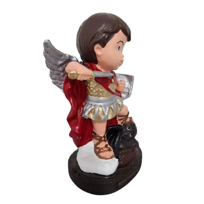 Imagem de São Miguel Arcanjo Infantil de Borracha Inquebrável | Comprar na Lojinha Uai