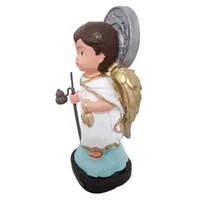 Kit Trio de Arcanjos São Miguel São Rafael e São Gabriel Infantil de Borracha | Lojinha Uai - imagem 5