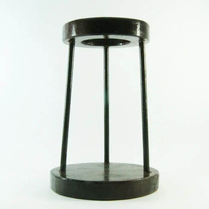 Suporte Coador de Café de Madeira e Ferro + coador + caneca sortida - 18 cm | Lojinha Uai