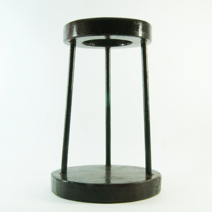 Suporte Coador de Café de Madeira e Ferro + coador + caneca sortida - 18 cm | Lojinha Uai