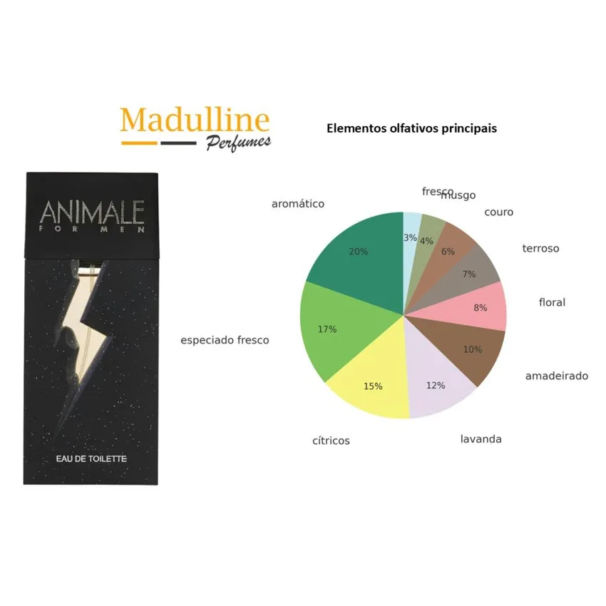 Perfume Animale For Men EDT Masculino 100ml
