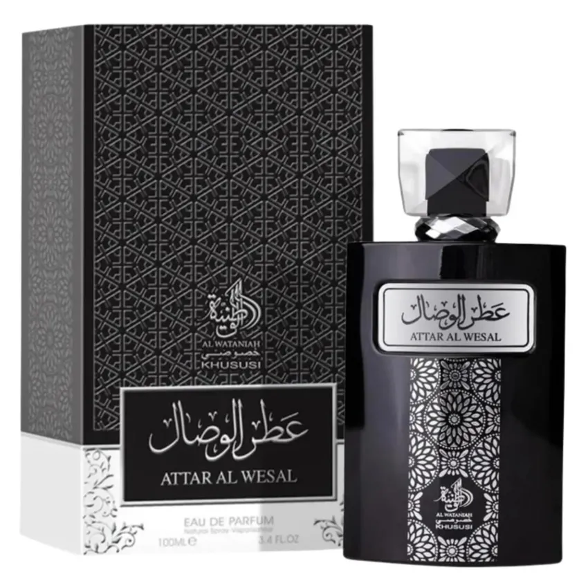 Perfume Árabe Attar Al Wesal EDP Masculino Al Wataniah 100ml