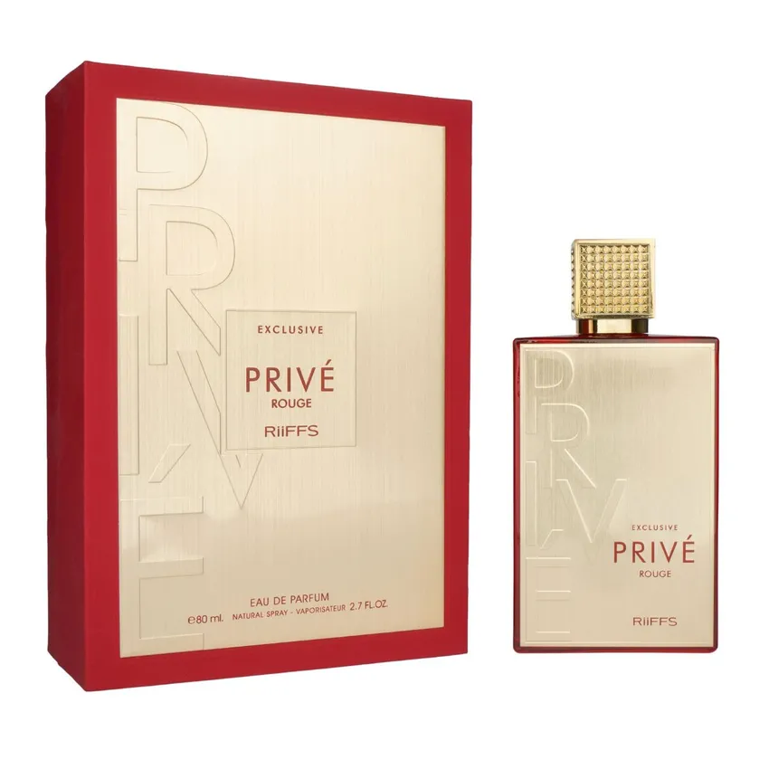 Perfume Árabe Exclusive Privé Rouge EDP Unissex Riiffs 80ml
