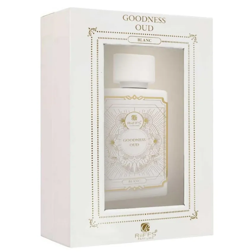 Perfume Árabe Goodness Oud Blanc EDP Unissex Riiffs 100ml