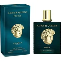 Perfume Árabe Kings & Queens Ethos EDP Masculino Amaran 100ml - imagem 1