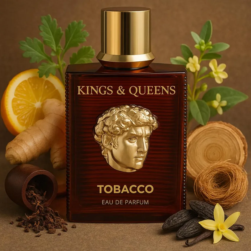 Perfume Árabe Kings & Queens Tobacco EDP Unissex Amaran 100ml