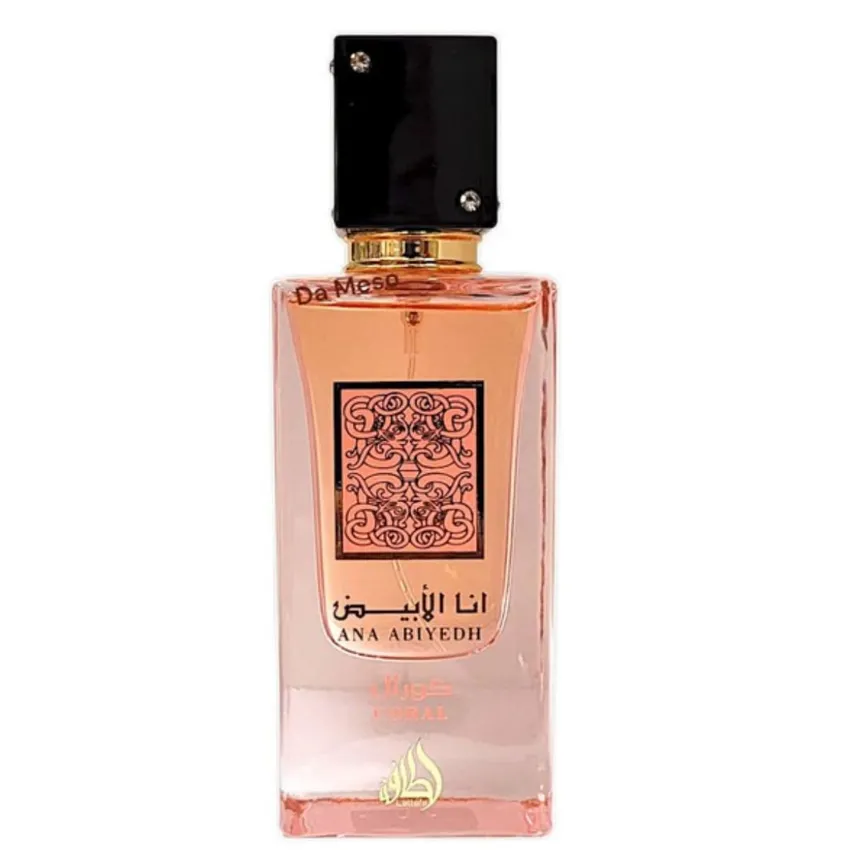 Perfume Árabe Lattafa Ana Abiyedh Coral EDP Unissex 60ml