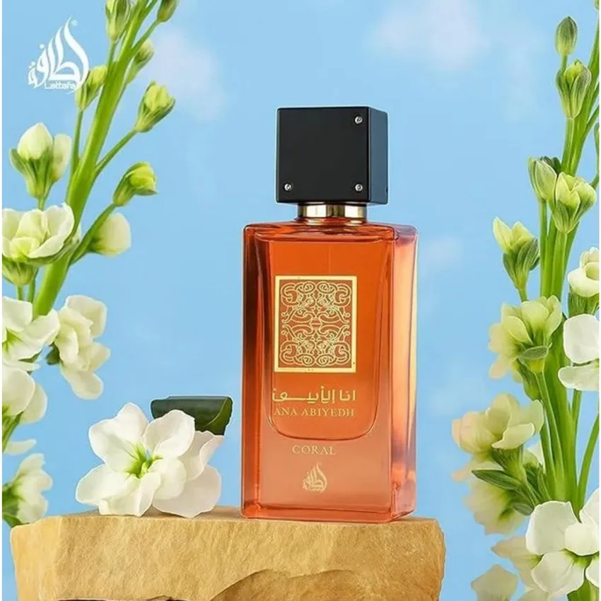 Perfume Árabe Lattafa Ana Abiyedh Coral EDP Unissex 60ml