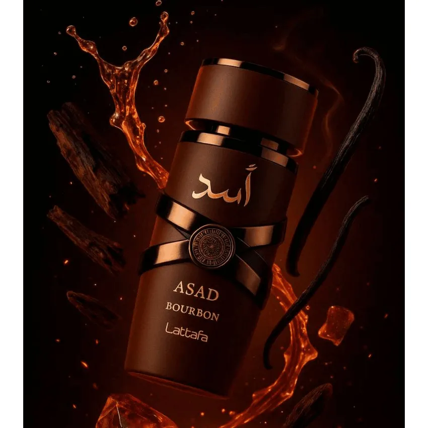 Perfume Árabe Lattafa Asad Bourbon EDP Masculino 100ml