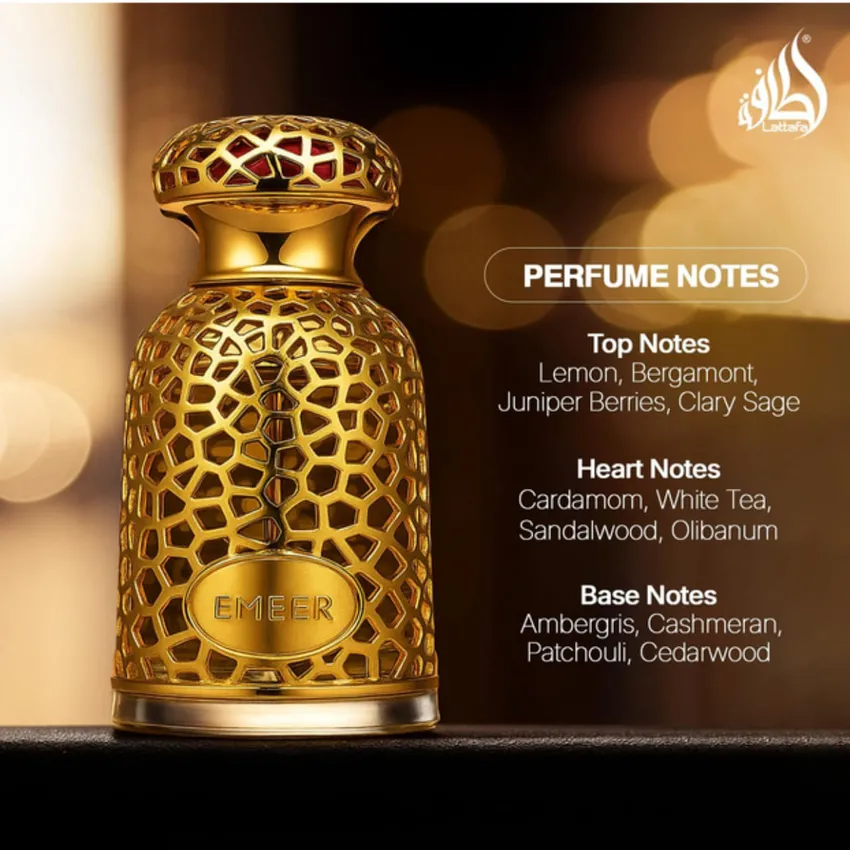 Perfume Árabe Lattafa Emeer EDP Unissex 100ml