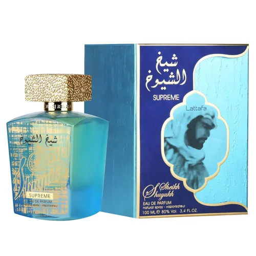 Perfume Árabe Lattafa Sheik Al Shuyukh Supreme EDP Unissex - 100ml