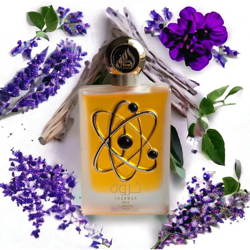 Perfume Árabe Lattafa Tharwah Gold EDP Feminino 100ml