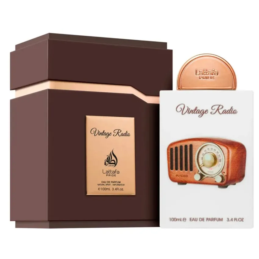 Perfume Árabe Lattafa Vintage Radio EDP Unissex 100ml