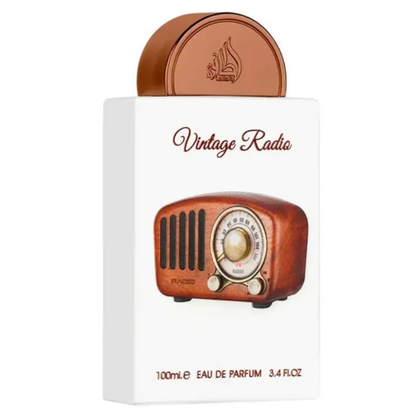 Perfume Árabe Lattafa Vintage Radio EDP Unissex 100ml