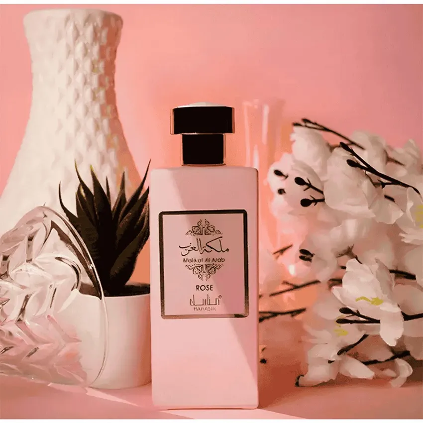 Perfume Árabe Malikat Al Arab Rose EDP Feminino Manasik 100ml