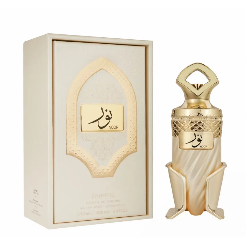 Perfume Árabe Noor Extrait de Parfum Unissex Riiffs 100ml