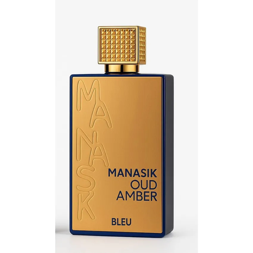 Perfume Árabe Oud Amber Bleu EDP Unissex Manasik 100ml
