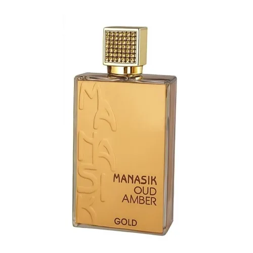 Perfume Árabe Oud Amber Gold EDP Unissex Manasik - 100ml
