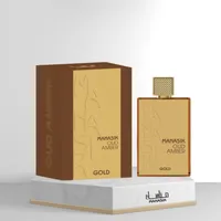 Perfume Árabe Oud Amber Gold EDP Unissex Manasik 100ml - imagem 3