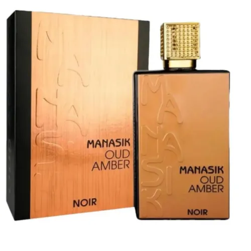 Perfume Árabe Oud Amber Noir EDP Unissex Manasik - 100ml
