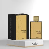 Perfume Árabe Oud Amber Noir EDP Unissex Manasik 100ml - imagem 3