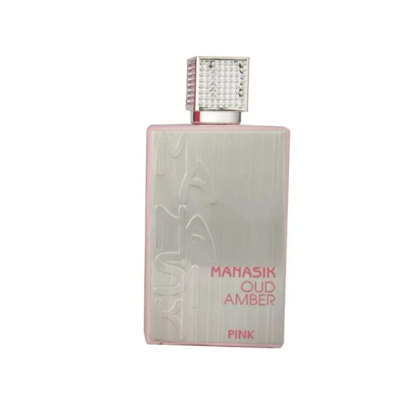 Perfume Árabe Oud Amber Pink EDP Feminino Manasik 100ml