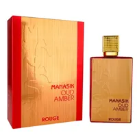 Perfume Árabe Oud Amber Rouge EDP Unissex Manasik 100ml - imagem 1