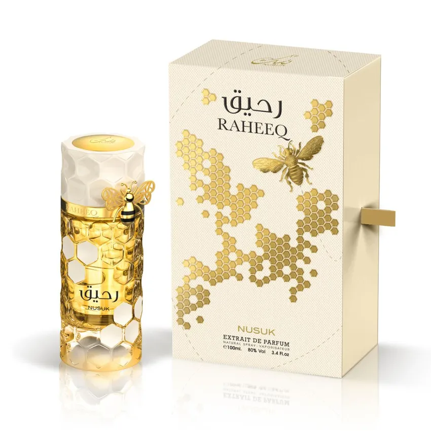 Perfume Árabe Raheeq Extrait de Parfum Unissex Nusuk 100ml