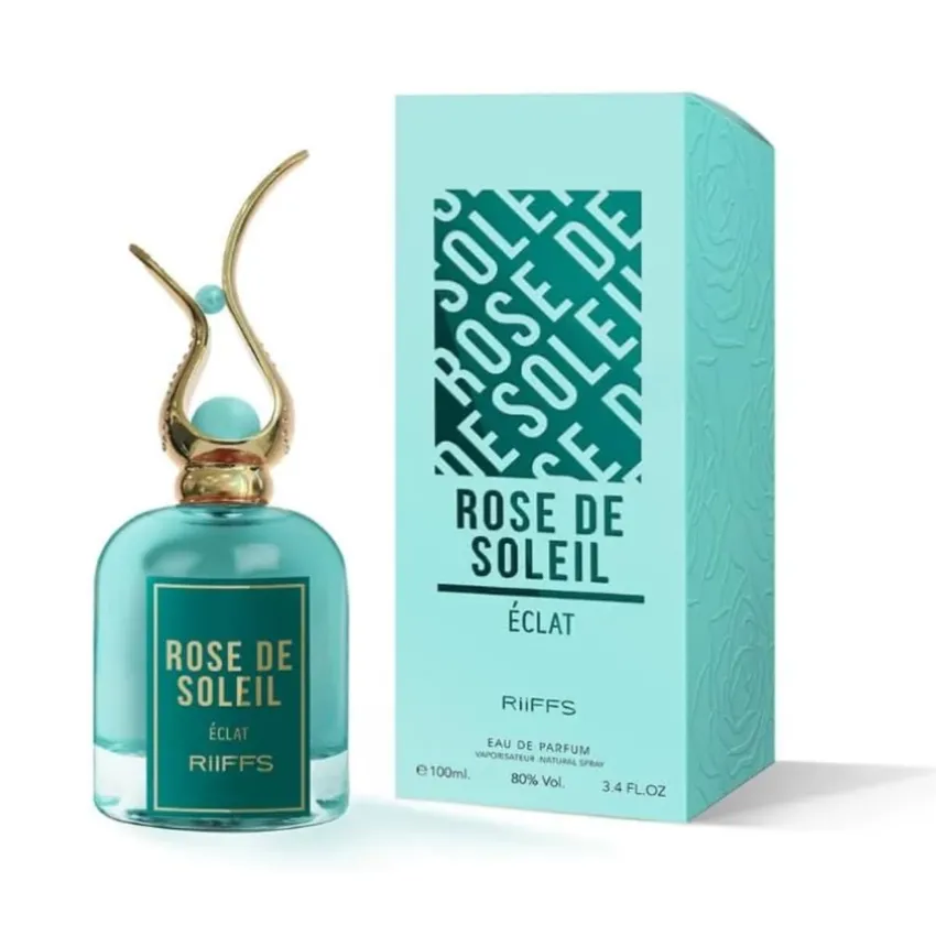 Perfume Árabe Rose De Soleil Eclat EDP Feminino Riiffs 100ml