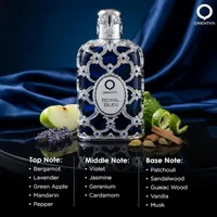 Perfume Árabe Royal Bleu EDP Unissex Orientica 80ml - imagem 7