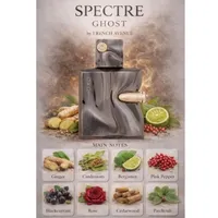 Perfume Árabe Spectre Ghost EDP Masculino French Avenue 80ml - imagem 6
