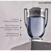 Perfume Invictus EDT Masculino Paco Rabanne 100ml - imagem 4