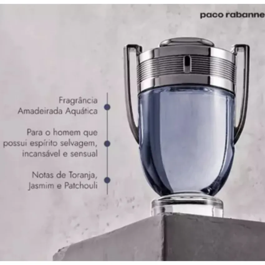 Perfume Invictus EDT Masculino Paco Rabanne 100ml