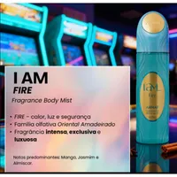 Body Splash Armaf I Am Fire Unissex 250ml - imagem 2