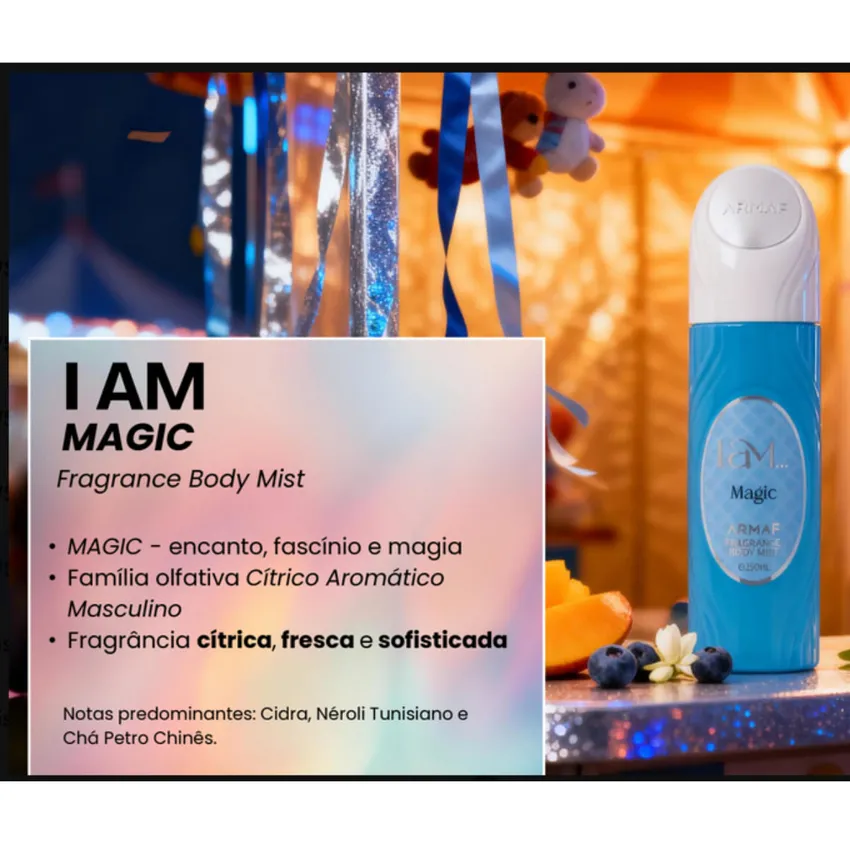 Body Splash Armaf I Am Magic Masculino 250ml