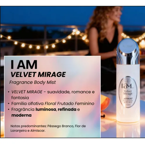 Body Splash Armaf I am Velvet Mirage Feminino - 250ml 